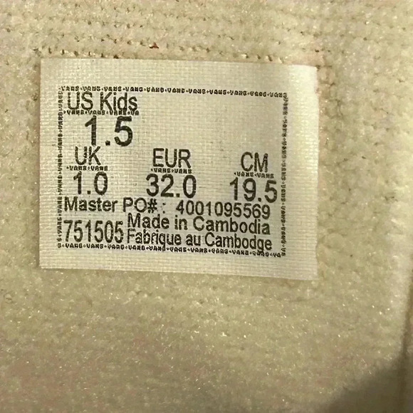 Vans SK8-Hi Top Sz: 1.5Y Youth 751505 Burgundy Maroon Kids Unisex - Picture 9 of 9